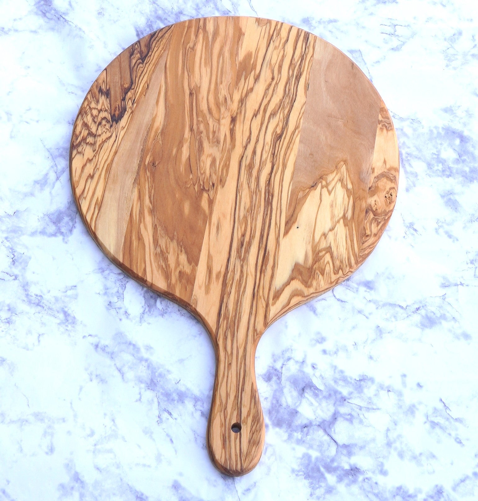 Circular shape Olive Wood Cutting/Charcuterie Board