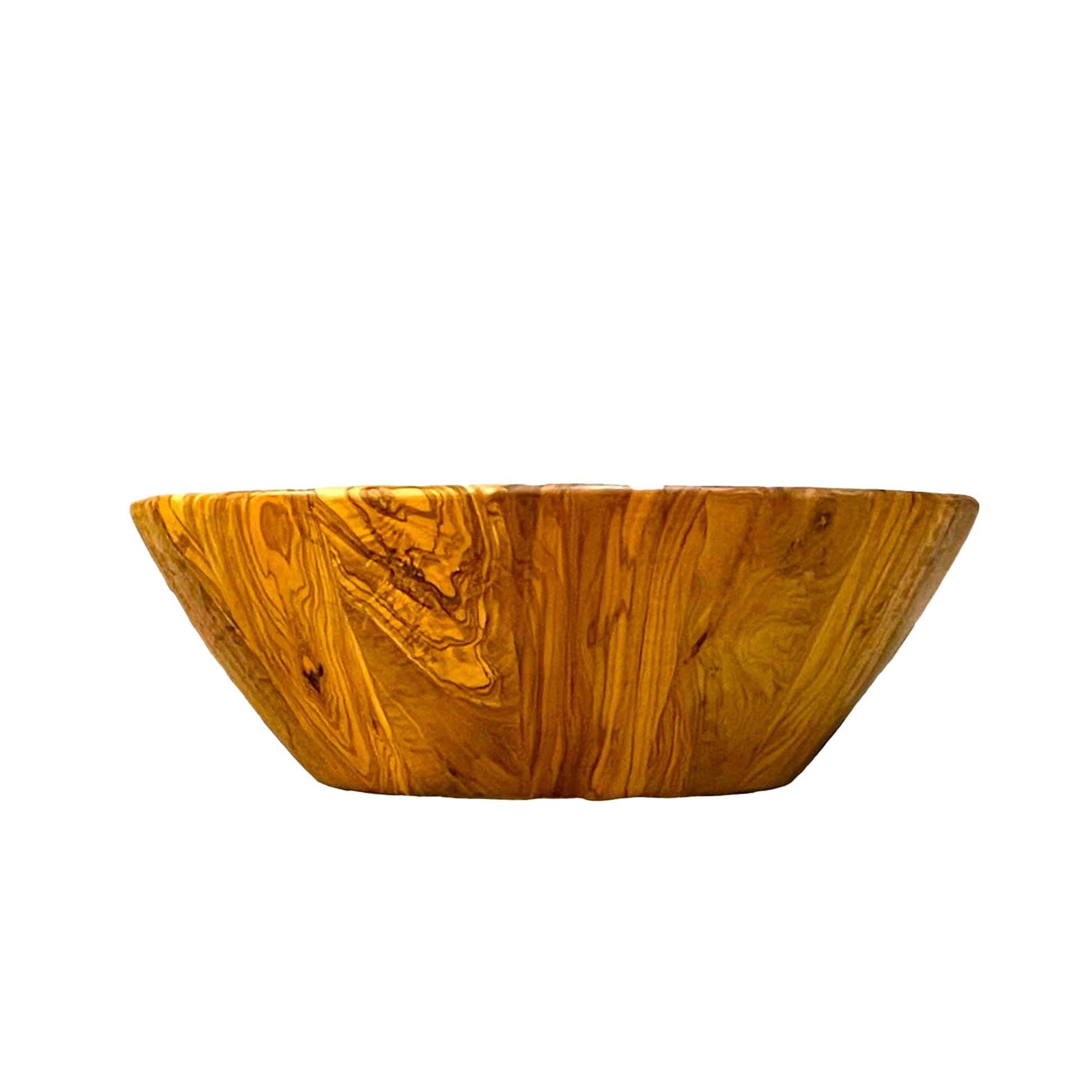 HandcraftedL Big wooden salad bowl,Large Olive Wood Salad /fruit Bowl