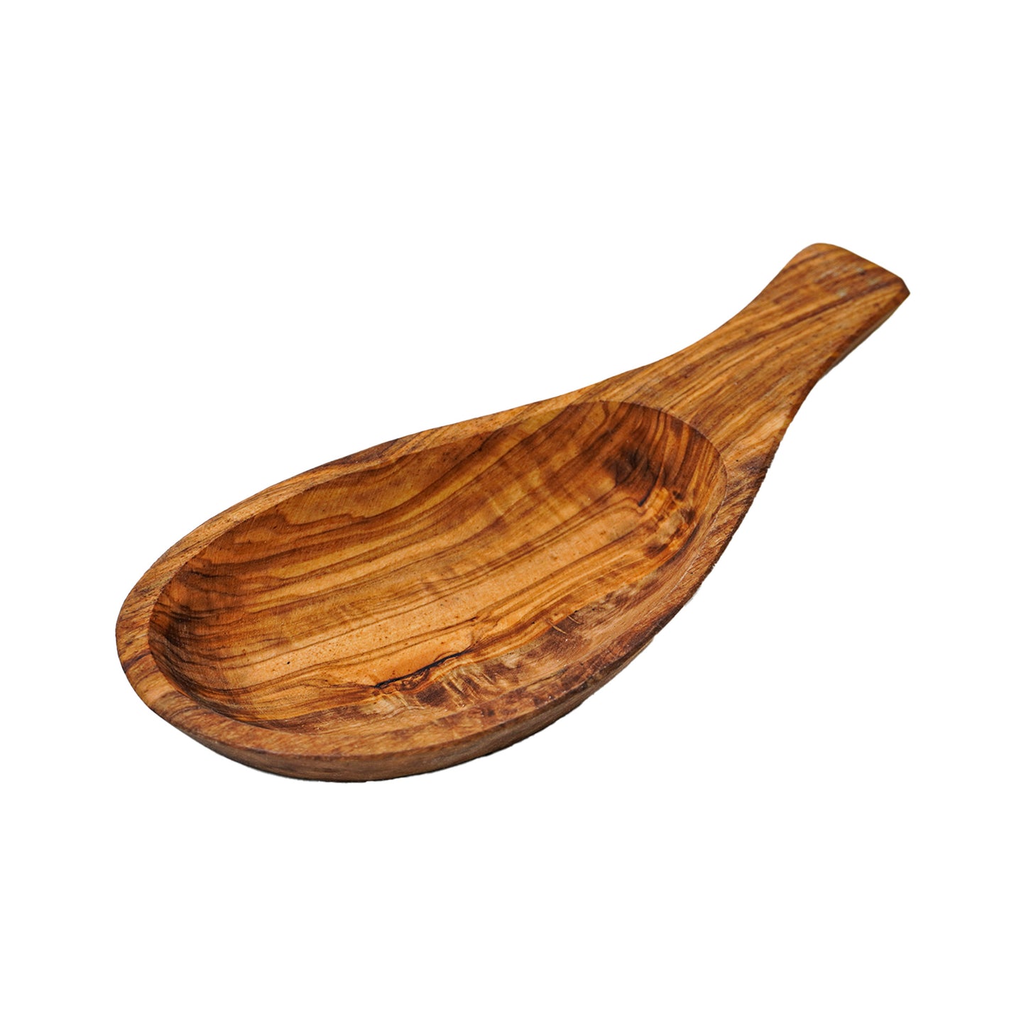 Olive wood spoon dish